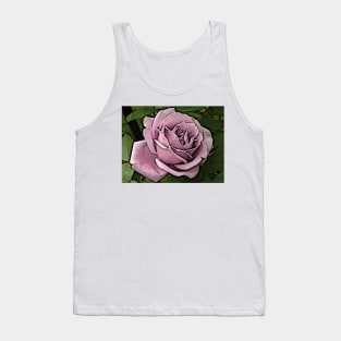 Beautiful Pink Rose Tank Top